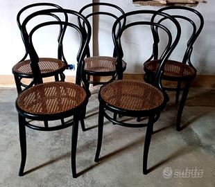 6 Seide tipo Thonet/bistrot