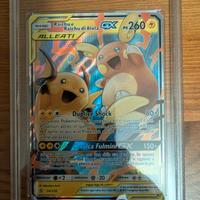 Raichu e Raichu Alola Gx Alleati 56/236 GRAAD 9.5