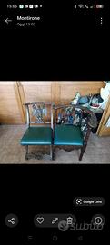 Coppia sedie XIX secolo 1800 1900