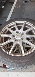 4 pneumatici 205/55 R16 91T  + cerchi in lega