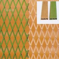 Traliccio in plastica mt. 1x1 Colore Legno o Verde