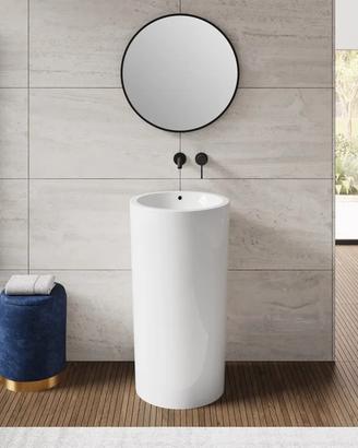 Lavabo freestanding 46x85h cm in ceramica