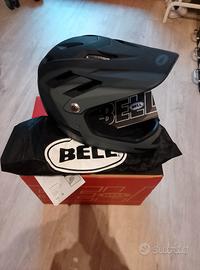 casco bell sanction MTB Downhill nero grigio