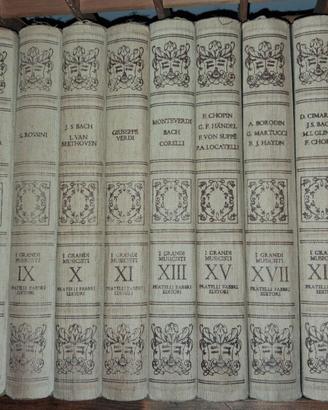 vinili LP “I Grandi Musicisti–F.lli Fabbri Editori