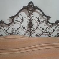 Struttura letto matrimoniale in ottone