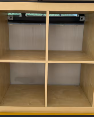 Scaffale / Libreria a 4 cubi stile IKEA Kallax