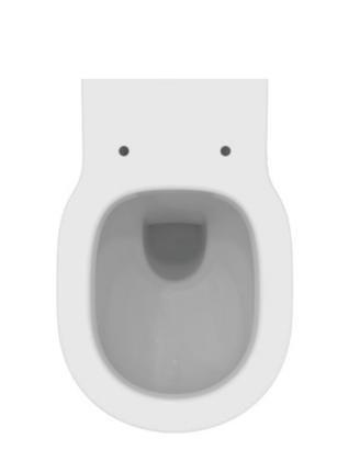 WC sospeso CONNECT in ceramica/bianco