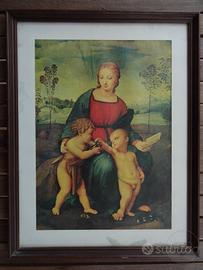 QUADRO MADONNA DEL CARDELLINO, Raffaello