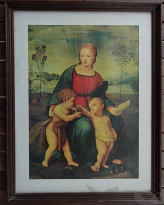 QUADRO MADONNA DEL CARDELLINO, Raffaello