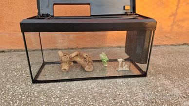 Acquario 100 lt con accessori 
