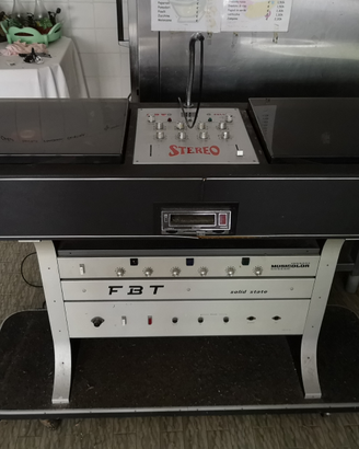 Console vintage dj Fbt solid state