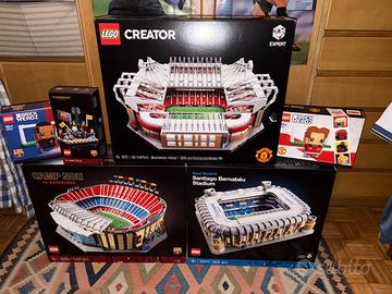 3x Set Lego Stadi Europei Misb