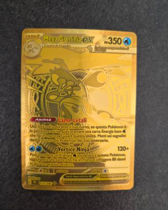 carta ultra rara dorata pokemon