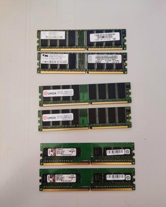 RAM ddr1 e ddr2