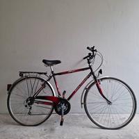 bicicletta due rosse uguale e 1 blu 