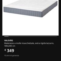 letto contenitore 180x200 + materasso extra rigido