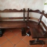 panche in legno massello modulari