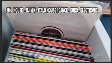 Lotto 15 dischi vinile House 90's