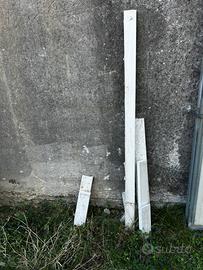 Lastre di marmo bianco