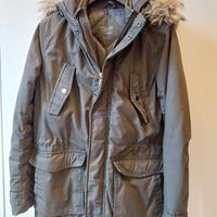 Giaccone Parka uomo colore kaki 