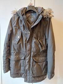 Giaccone Parka uomo colore kaki 