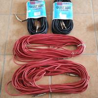 cavi strumenti musicali e microfono 