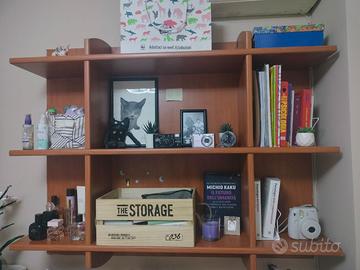 Libreria parete in legno