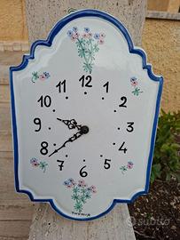 orologio da muro in ceramica