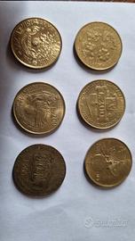 kit monete 200 lire italiana 