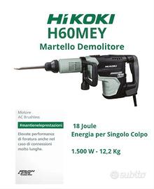 Martello Demolitore Hikoki H60Mey Brushless 1500 W
