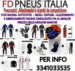 ABBIGLIAMENTO E ALLESTIMENTO VETTURA MOTORSPORT