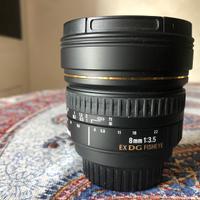 FISHEYE 8 MM 1.3.5 EX DG SIGMA