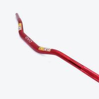 manubrio moto pro taper rosso 28mm