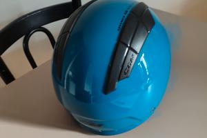Casco per moto blu CGM