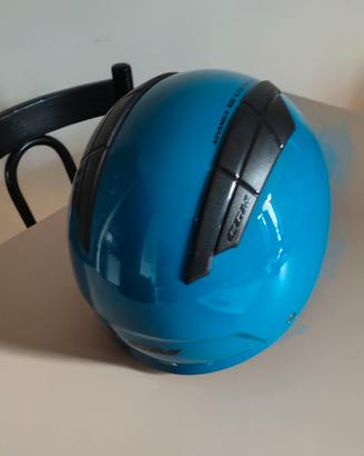 Casco per moto blu CGM
