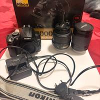 Nikon D5000 Kit Completo+2 obiettivi