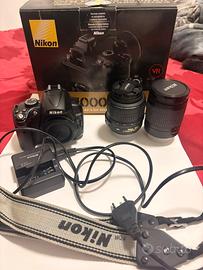 Nikon D5000 Kit Completo+2 obiettivi
