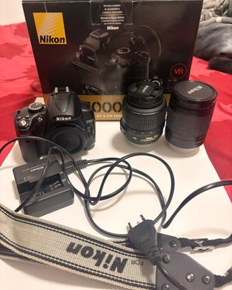 Nikon D5000 Kit Completo+2 obiettivi