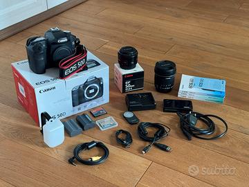 Kit Canon EOS 50D + ottiche (opziomali)