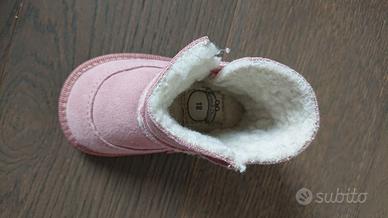 Stivaletto scamosciato rosa - numero 18