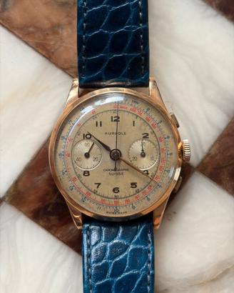 Aureole Chronographe Suisse Oro Rosa 18K