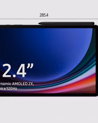Samsung Galaxy Tab S9+ Fe, s-pen, cover