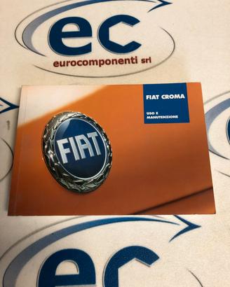 Libretto uso e manutenzione fiat croma