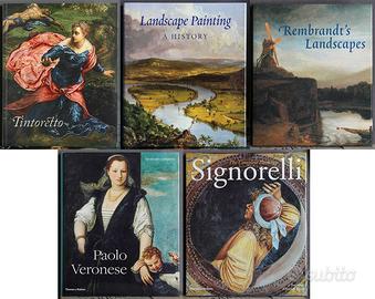 Scelta di 5 libri d'arte illustrati varie edizioni