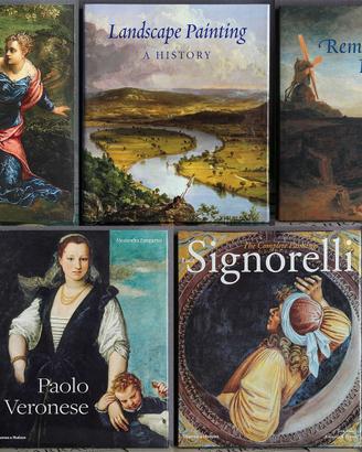 Scelta di 5 libri d'arte illustrati varie edizioni