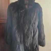 Pelliccia volpe nera 3/4 elegante