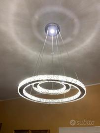 Coppia di lampadari in sospensione