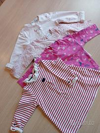 set autunnale bambina 6-9 mesi