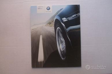 BROCHURE AUTO BMW M6 COUPE' E CABRIO ANNO 2006.