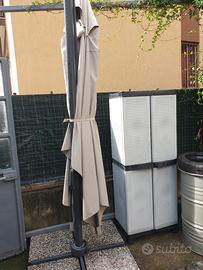 Ombrellone decentrato 3x3 